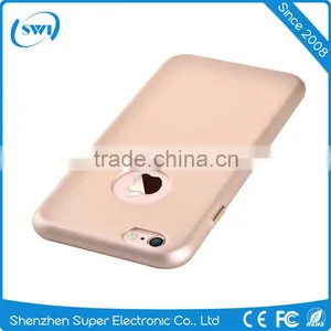 High Quality PC Pure Colour Gun Black Silver Champagne Gold Rose Gold Back Cases Cover For Iphone 6 6S 6 Plus thumbnail-5