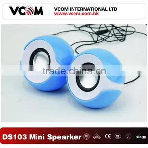 Hot Sale Mini Speakers Fashion Blue USB Speakers thumbnail-1