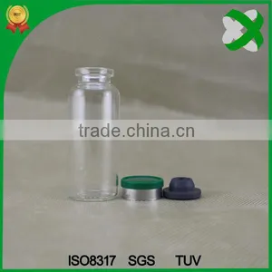 15ml Clear Penicillin Glass Bottles With Filp off Cap thumbnail-2