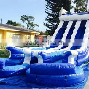 Inflatable Water Slides With 2 Pools and Two Slidings thumbnail-2