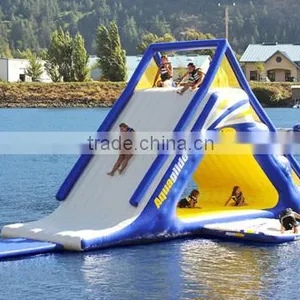 Inflatable Aqua Slide,inflatable Glide,inflatable Wet Slide,play on Sea or Lake Water Games thumbnail-1