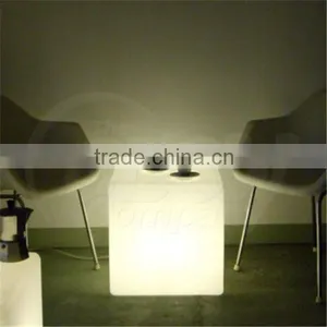 Illuminated LED Chairs Led Cube Chair for Party Outdoor Led Cube Chair thumbnail-2