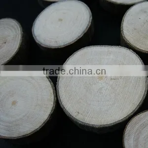 20-30mm Size 7mm Thick Natual Log Wood Piece Painting Material Pendant Setting DIY Findings Bezel Tray Supplies 1411136 thumbnail-2