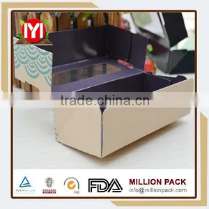 Hot Selling Custom Separated Sushi Clamshell With Lid,Food Sushi Packaging Box thumbnail-1