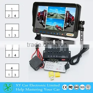 4 Channels HD 360 View Car Camera Video Splitter Preview and Recording Cctv Dvr XY-6029MDVR thumbnail-1