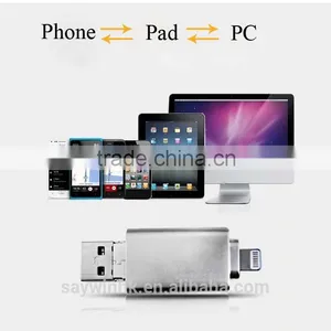 High Speed Bulk Cheap 3 in 1usb Flash Drives OTG for IPhone/Android/pc thumbnail-4