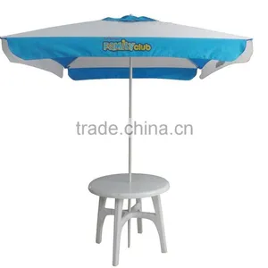 2.5x2.5m Quality Outdoor Umbrella Parasol With Air Vent thumbnail-1