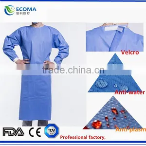 From Factory With FDA AUDIT High Risk Reinforced SMMS Surgical Gown thumbnail-1