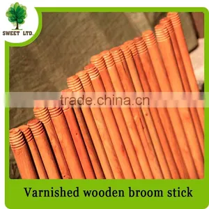 Broom&Dustpan Varnished Wooden Handle for Broom From China Manufacturer thumbnail-5