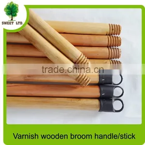 Wholesale Varnished Quality Wooden Handle / Shovel Handle With Cap120*2.2CM thumbnail-2