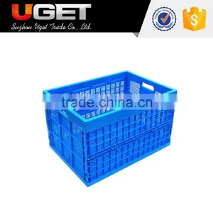 Acid and Alkali Resistance Plastic Foldable Mesh Crate for Supermarket thumbnail-5
