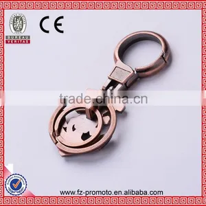 Vintage Style Pirate Captain Bronzed Keychain thumbnail-3