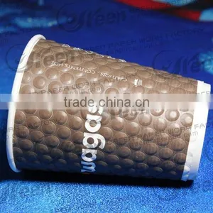 12oz Embossed Cup,hot Coffee Cup,double Wall Paper Cup thumbnail-3