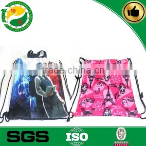 Good Quality Custom Pattern Polyester Drawstring Bag, Bag Drawstring,cheap Custom Drawstring Bags thumbnail-1