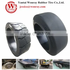Swivel Press on Solid Rubber Tire for Trailer China Supplier thumbnail-1