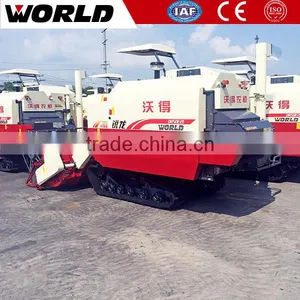 Big Tank Full Feed Mini Combine Harvester With Rubber Track thumbnail-5