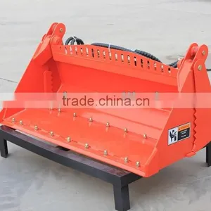 W720/W720T Mini Skid Steer Loader With 4 in 1 Bucket for Sale thumbnail-1