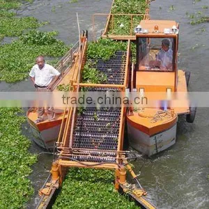 Aquatic Weed Harvester/Garbage Salvage Ship/ Lake Automatic Cleaning Machine thumbnail-1