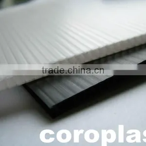White Black 10mm 6mm Corrugated Plastic Layer Pad ,divider Sheet ,pp Layer Pad thumbnail-1