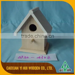 Custom Hanging Small Wooden Bird Houses Feeder thumbnail-1