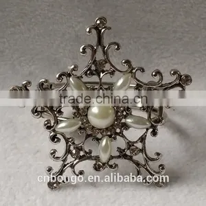 Metal Alloy Snow Flake Curtain Clips ,christmas Curtain Buckle thumbnail-2