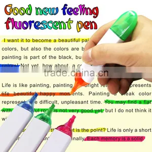 Promotional Gift Colors Plastic Highlighter Pen thumbnail-1
