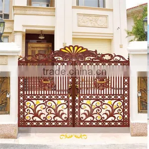 Home&Garden Main Gate Designs Modern Aluminum Garden Gate thumbnail-4