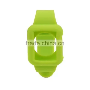 Wholesale in China Waterproof Silicone Watch Band ,Wrist Strap For Apple Watch,silicone Rubber Wrist Watch Strap thumbnail-5