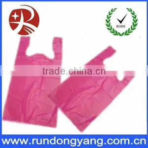 Eco-friendly Recycle Plastic Vest Bag for Grocery thumbnail-1