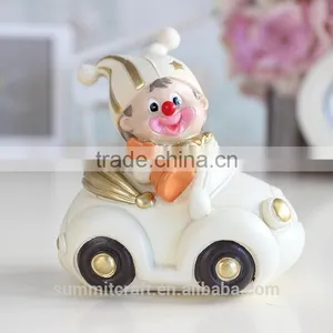 Resin Cartoon Baby Clown Figurine thumbnail-1