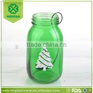 2016 New Hot Sale Custom Christmas Decorative Glass Candle Holder thumbnail-3