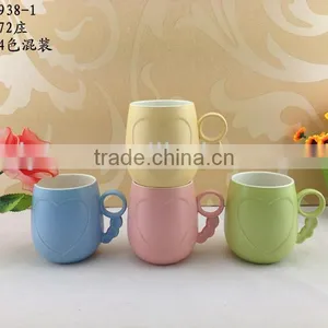 Assorted Color Glaze Ceramic Mug Cup thumbnail-1