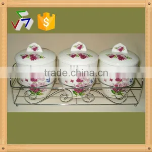Round Ceramic Spice Jar thumbnail-1