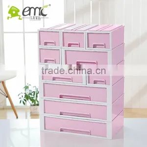 Emc Plastic Drawer for House, Plastic Storage Drawer With Tiers thumbnail-2