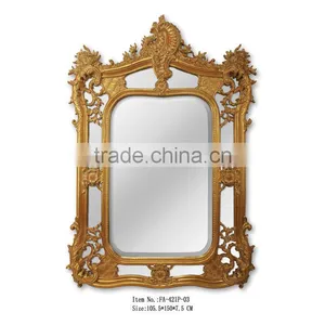 Antique Gold Leaf Decorative Wall Mirror FA-421P-03 thumbnail-1