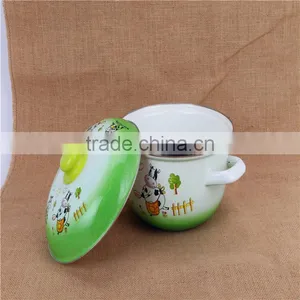 Quality Guarantee Enamel / Ceramic Kitchenware Cookware Pot With Hollow Handle thumbnail-2