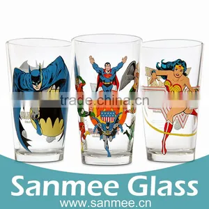 Hot Sales Cartoon Characters Logo Design Pint Glass thumbnail-1