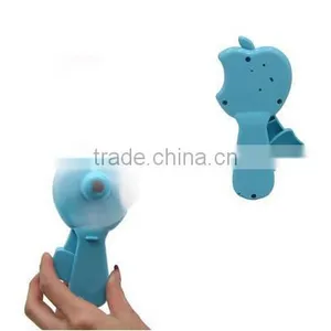 Eco-Friendly Cartoon Apple Hand Pressure Fan,Apple Cartoon Children Mini Hand Pressure Fan,Children's Toy Fan LS Eplus thumbnail-2