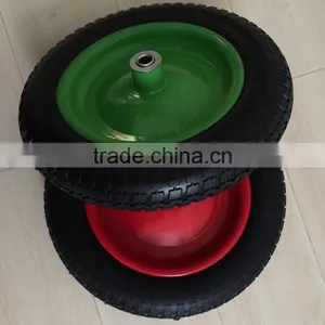 Steel Hub13 Inch 350-8 Solid Tyre Made in China PU Wheel thumbnail-3