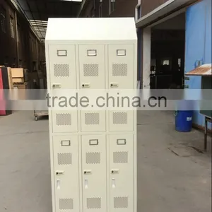 Dust Proof Six-door Steel Locker With Tentroof thumbnail-1