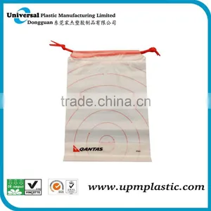 High Quality Biodegradable Disposable Cotton Plastic Drawstring Bag thumbnail-2