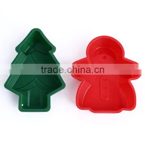 Top Quality Man and Tree Shape Silicone Material Cake Molding thumbnail-3