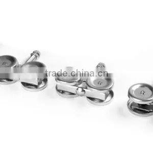 Heavy Duty Cabinet Glass Hanging Sliding Door Hardware System thumbnail-2