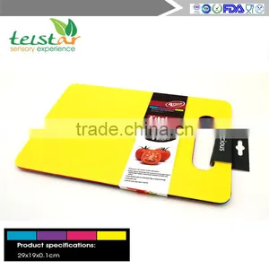 Manufacturer of High Quality Ultra-thin 4 Color Plastic Cutting Board 4 Sets thumbnail-1