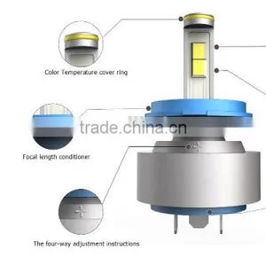 LED Modified Light Integrated Headlight H4, Headlight Car Headlamp, LED Lamps and Light H4, thumbnail-2