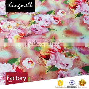 Custom 2017 Wholesale Digital Printed Rayon Fabric Cloth Material Fabric thumbnail-3
