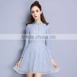 Long Sleeve Formal Clothing Women Wear Cotton Custom Winter Dresses for Women thumbnail-1