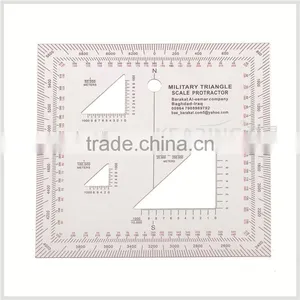 Kearing Brand Manufacture Aviation Square Protractor,combination Square Set Protractor,super Quality Military Square Ruler#KMP-4 thumbnail-1