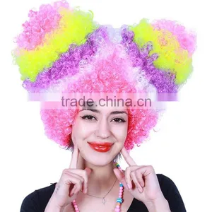 Colorful Party Wigs Wholesale Synthetic Hair Fashion Woman Wig Full Cap Wigs Synthetic Lace Front thumbnail-5
