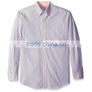 2017 High Quality Low Price School Casual Flannel Plaid Shirt thumbnail-6